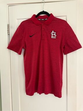 St. louis Cardinal Nike Polo Shirt Size Small